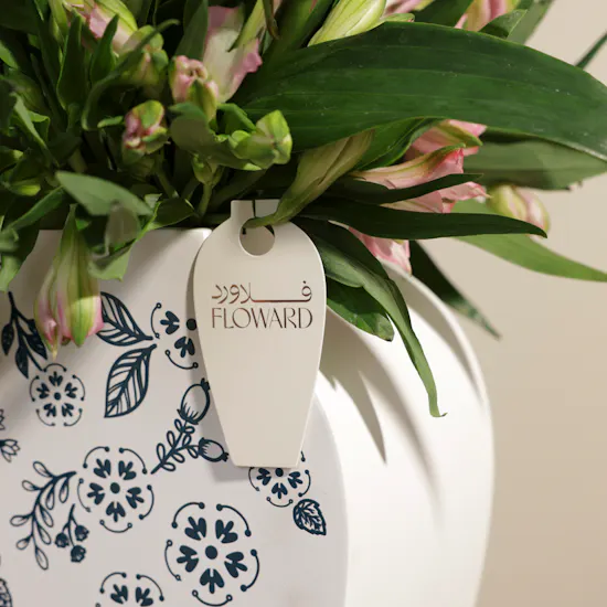 Pink Blooms Vase