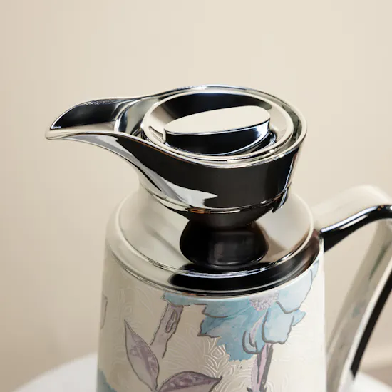 Otantik Khuzama Vacuum Blue and Silver Flask