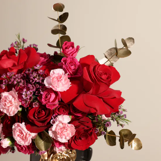 Midnight Whisper Flower Vase