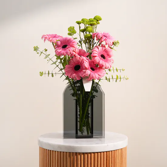 Pink Harmony Gerbera Vase