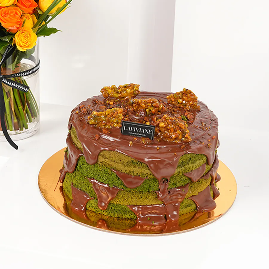 Laviviane Nutella Pistachio Cake  | Blooms Vase 5