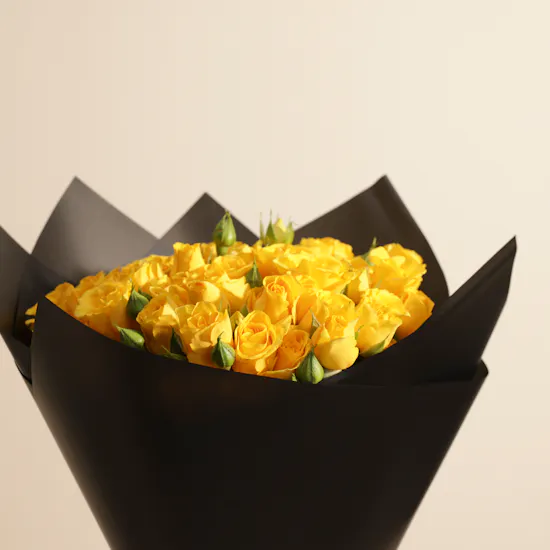 Bright Blooms Bouquet | 18 Baby Roses