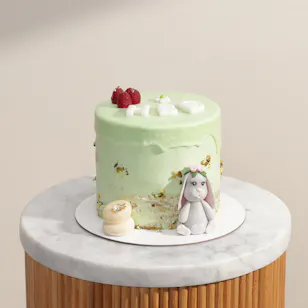 Floward Pistachio Birthday Naked Cake Floward Pistachio Birthday Naked Cake