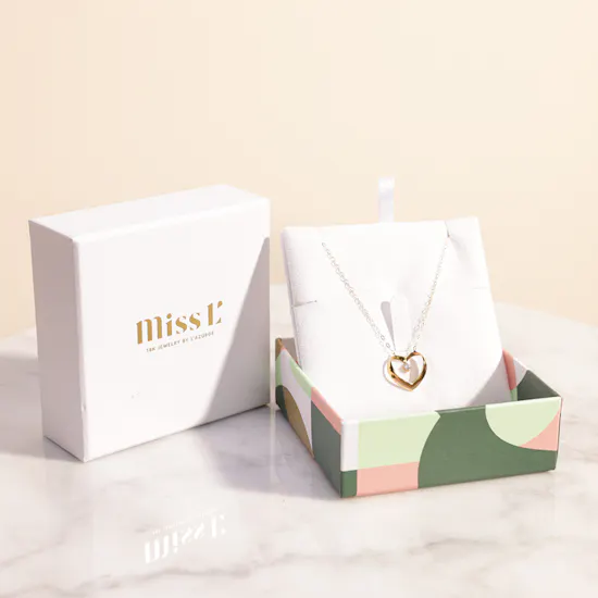 Miss L by L’azurde Heart Gold Necklace