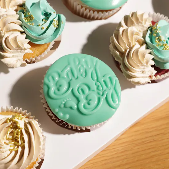 NJD Baby Boy Cupcakes | 12 Pieces