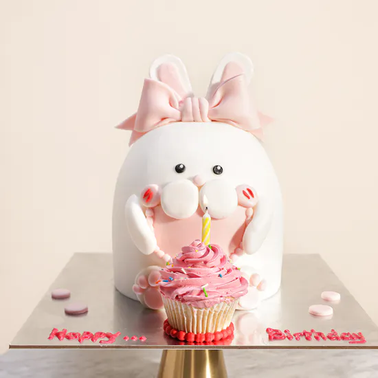 Floward Pink Bunny Cake