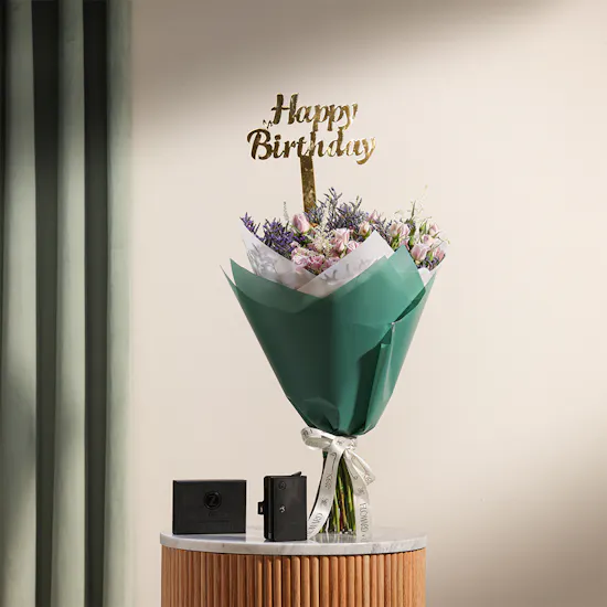 ZUS Genuine Leather Wallet | Bouquet