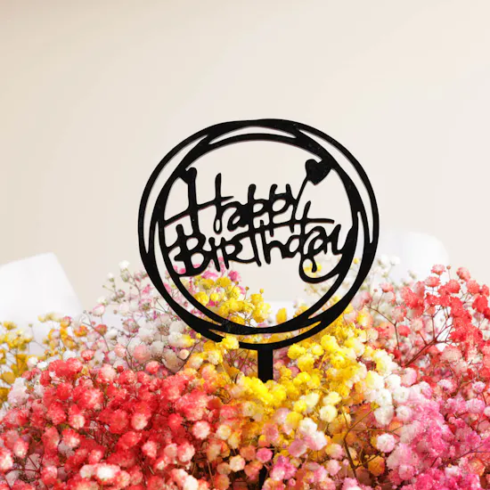 Birthday Colourful Gypsophila | Flowers Bouquet