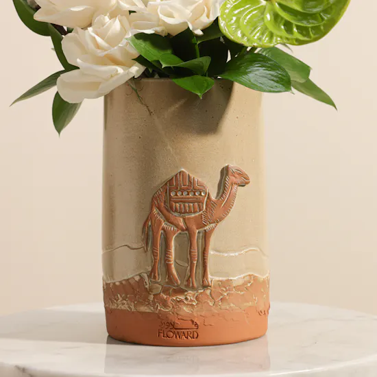 Elegant Flowers Vase