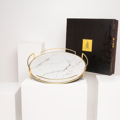 Otantik Iron Tray White