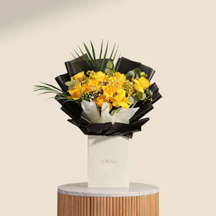 Golden Mood Flower Bouquet