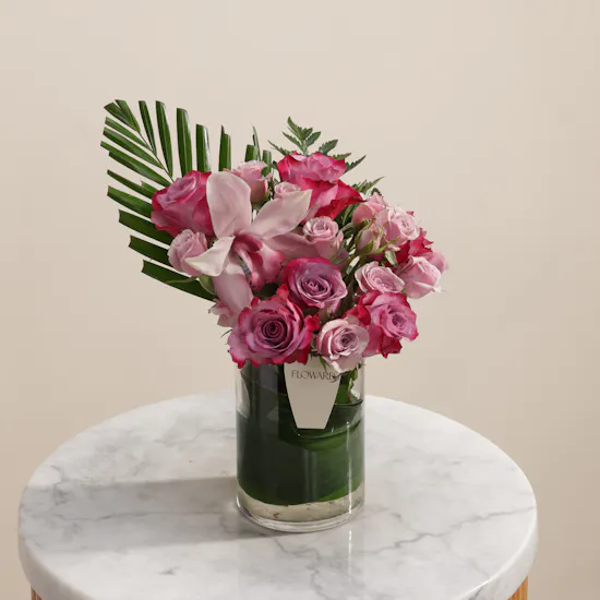 Violet Symphony Flower Vase