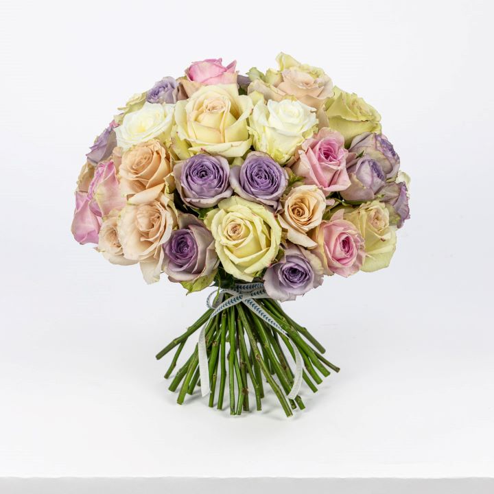 Pastel Dreams | 40 Pastel Mixed Rose Bouquet ♡