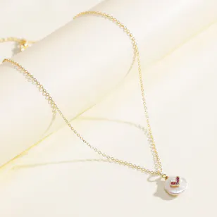 Ash Couture Zircon Pink Heart Necklace