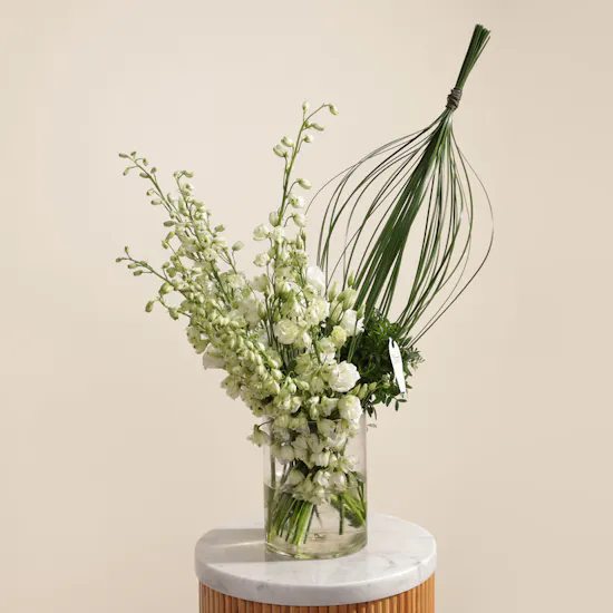 Elegant White Harmony Vase