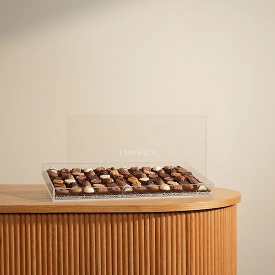 Läderach Assorted Plexi Chocolate Box