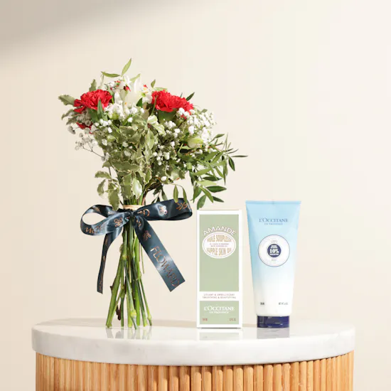 L'Occitane Shea Almond Duo Skincare Set | Charming Flowers