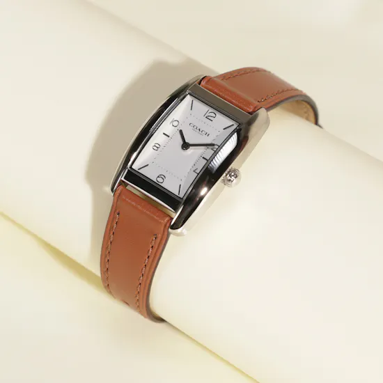 Coach Renwick Leather Strap Women's Watch