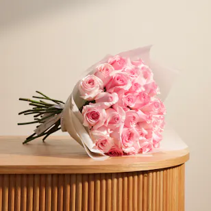 Pink Roses Bouquet | 35 Flowers Pink Roses Bouquet | 35 Flowers
