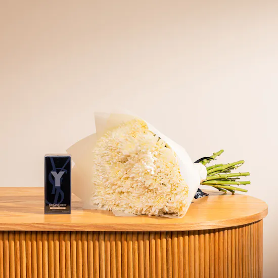 Yves Saint Laurent Y Eau for Men 100 ml | White Chrysanthemum