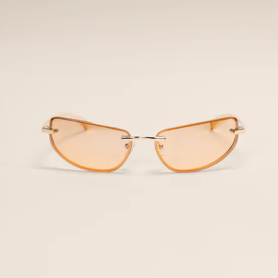 Le Specs Bubbles Wrap Gold Women's Sunglasses