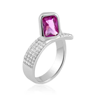 Salsa Dance Ring- Ruby Size 9 Salsa Dance Ring- Ruby Size 9