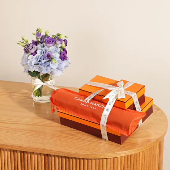 Campo Marzio Ocean Blue Desk Set | Flowers Vase
