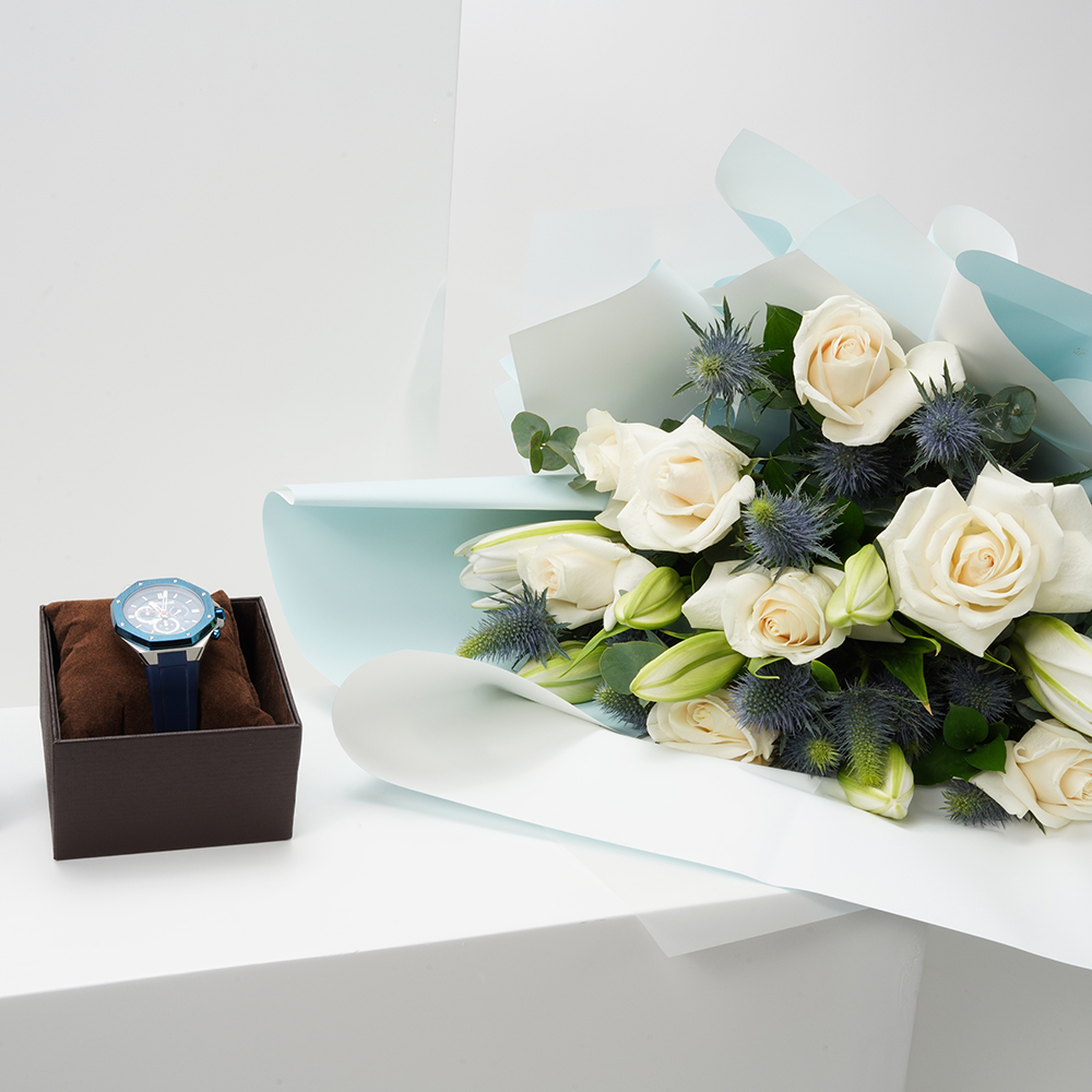 Roberto Cavalli Men's watch | Flowers Bouquet