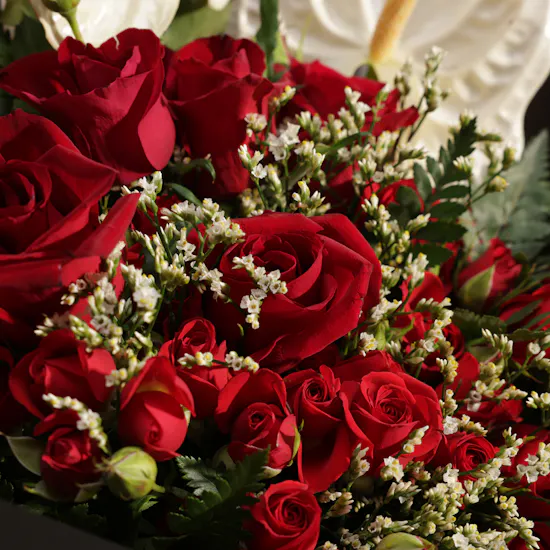 Red Whispers Flower Bouquet