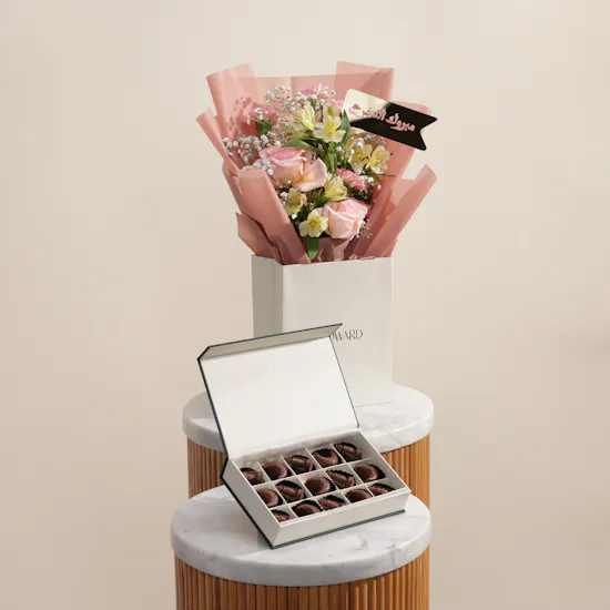 Floward Essence of Joy Chocolate Box | Graduation Joyful Flower