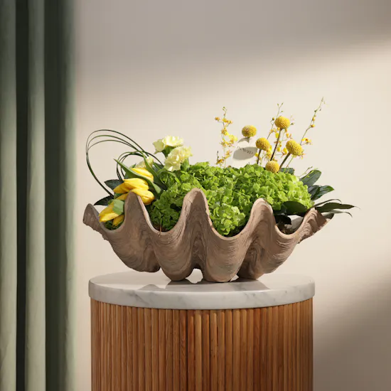 Summer Breeze Flower Shell Vase