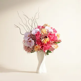 Floral Whisper Flower Vase