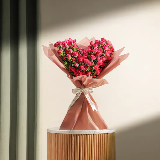 Fuchsia Heart Bouquet