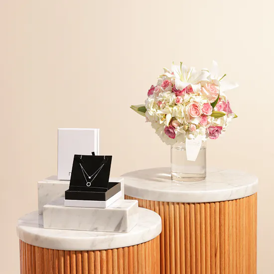 Nava Gold Necklace | Flowers of Love