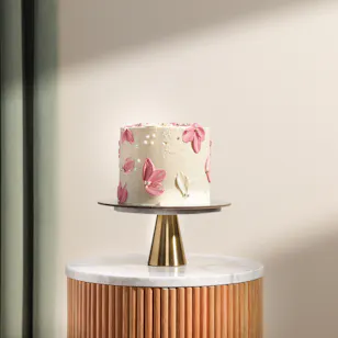 Floward Palette Knife Flower Cake