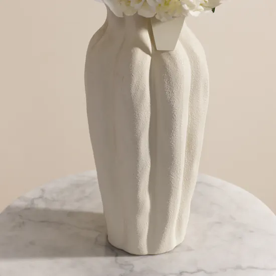 Pure White Hydrangea Vase