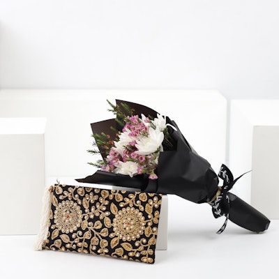 Ash Couture’s Embroidered Hand Clutch