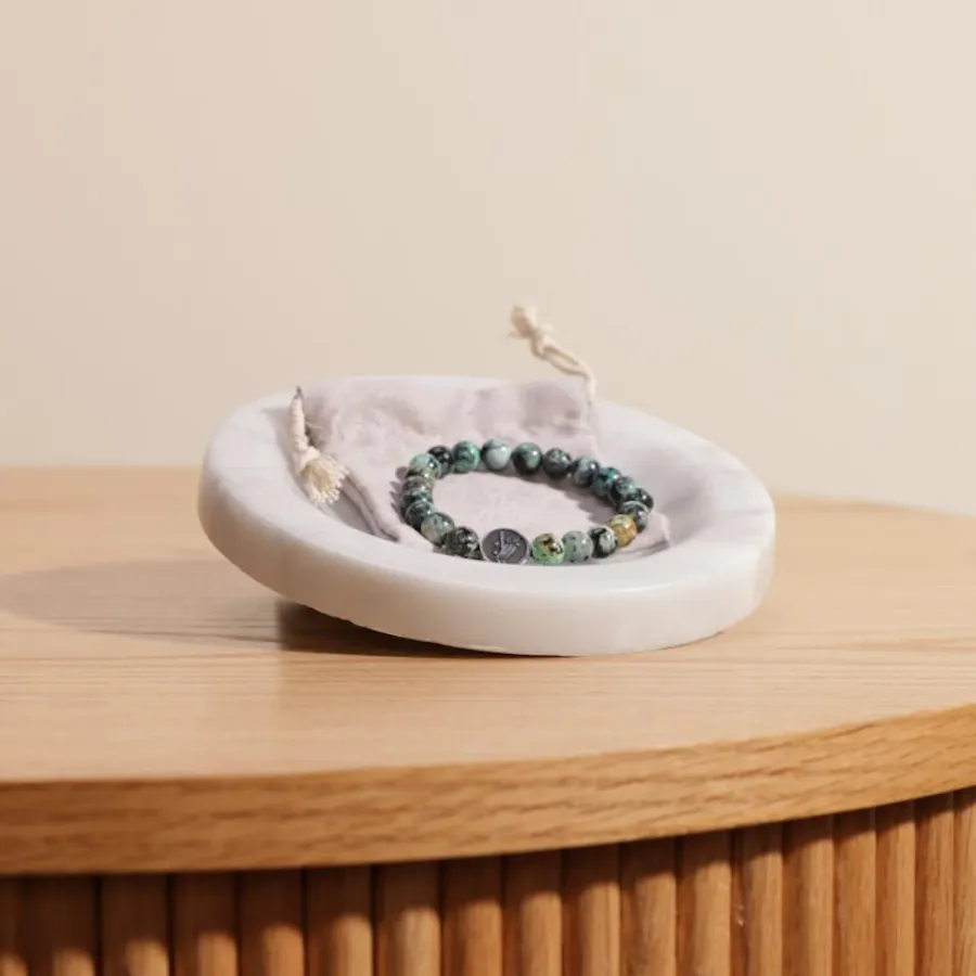 Zayan Variscite Bracelet with Silver 1