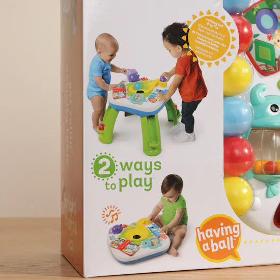 Bright Starts Having a Ball Get Rollin' Activity Table