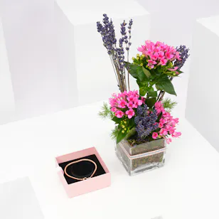 Pandora Rose Gold Plated Heart Bracelet | Beautiful Flowers