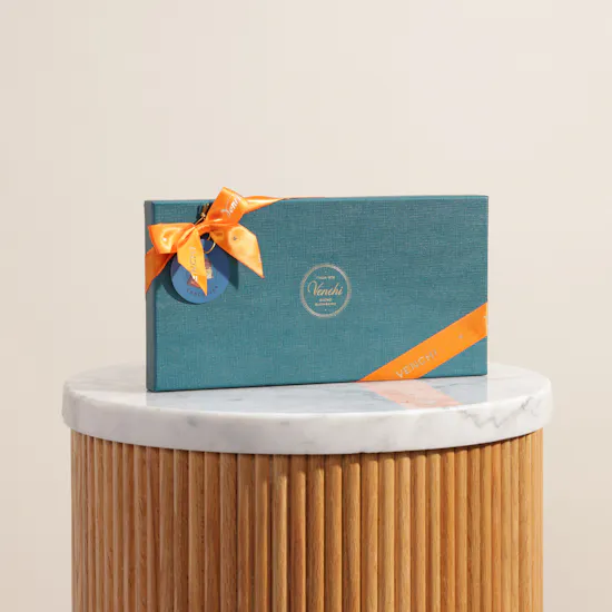 Venchi Murrine Chocoviar and Ingot Chocolate Blue Gift Box