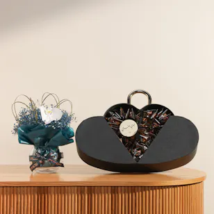 Nor Noyau Beloved Father Heart Chocolate Box | Impressive Flowers