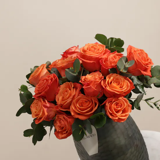 Golden Moments Flower Vase
