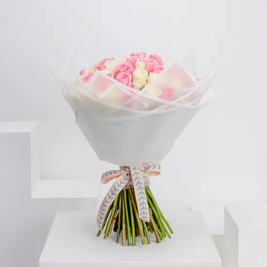 Majestic Petal Delight Bouquet 70 roses