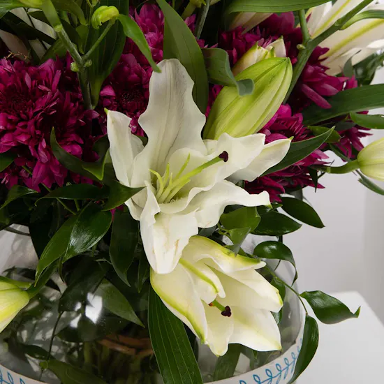 Blooms Flowers | Glass Bowl