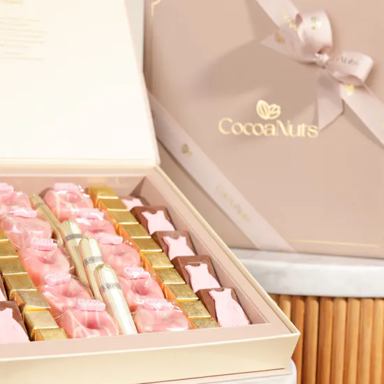 CocoaNuts Baby Girl Chocolate Box