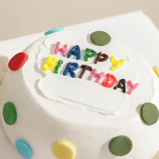 Sweet Sensation Candy Shape Birthday Cake