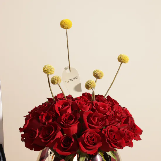 Läderach Assorted Chocolates Box | Festive Flower Vase and Balloons