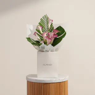 Sweet Blush Pink Calla Bouquet Sweet Blush Pink Calla Bouquet