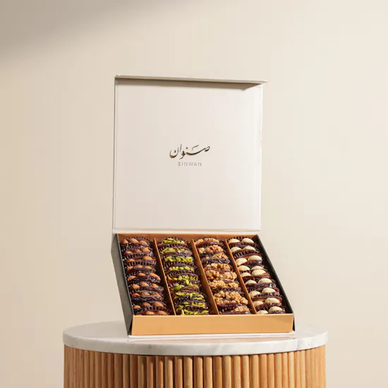 Sinwan Assorted Stuffed Medjool Dates Box